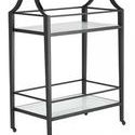 Product Image 3 for Torrey Black Bar Cart from Currey & Company