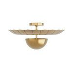 Product Image 4 for Teresa Antique Gold Brass Flush Mount from Arteriors