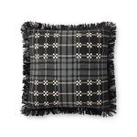 Product Image 4 for Black / Grey Plaid Pillow from Loloi