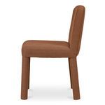 Place Dining Chair profile view showing chair depth and padding of the seat and back.