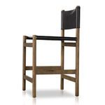 Product Image 2 for Kena Leather Black Bar Stool from Four Hands