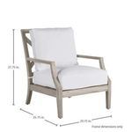 Product Image 5 for Haley Teak Lounge Chair from Summer Classics