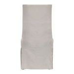 Product Image 7 for Coley White Linen Armless Chair from Uttermost