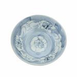 Product Image 1 for Blue & White Porcelain Silla Sea Grass Plate from Legend of Asia
