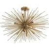 Product Image 4 for Zanadoo Antique Gold Brass Steel Fixed Chandelier from Arteriors
