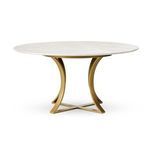 Product Image 9 for Gage White Travertine Dining Table from Four Hands