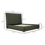 Product Image 15 for Luzon Tall Headboard Bed from Moe's