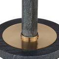 Product Image 3 for Miles Black Marble Accent Table from Currey & Company