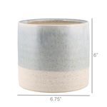 Product Image 4 for Isle Cachepot, Ceramic  Light Blue from Homart