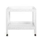 Product Image 1 for Otis Fluted Bar Cart In White Washed Oak from Worlds Away