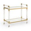 Product Image 1 for Jacqueline Acrylic Bar Cart from Chelsea House