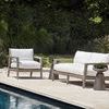 Product Image 1 for Ibiza Weathered Teak Outdoor Chair with Cream Cushions from Bernhardt Furniture