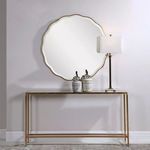 Product Image 6 for Uttermost Aneta Gold Round Mirror from Uttermost