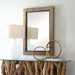 Product Image 2 for Island Braided Straw Rectangular Mirror from Uttermost