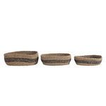 Product Image 4 for Rosalie Striped Seagrass Baskets, Set of 3 from Creative Co-Op