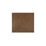 Close-up texture of the brown top-grain leather upholstery on the Maisie chair