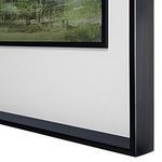 Close-up of bottom corner of Ocala Landscape print showing layered frame design and matting