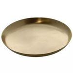 Product Image 2 for Large Brushed Brass Tray from Homart
