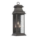 Product Image 2 for Forged Provincial Collection 3 Light Outdoor Sconce In Charcoal from Elk Lighting