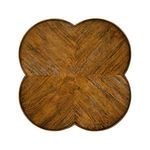 Product Image 3 for Quatrefoil Country Walnut Lamp Table from Johnathan Charles