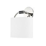 Product Image 1 for Pete Steel 1-Light Wall Sconce - Polished Nickel from Troy Lighting