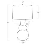 Product Image 5 for Hugo Ceramic Table Lamp from Regina Andrew Design