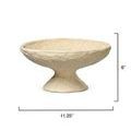 Product Image 9 for Garden Cotton Mache Pedestal Bowl from Jamie Young