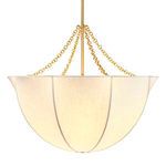 Product Image 8 for Aire Large Off-White Linen Chandelier from Jamie Young