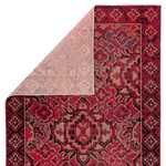Product Image 4 for Chaya Indoor/ Outdoor Medallion Red/ Black Rug from Jaipur 