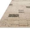 Runner rug perspective showing subtle taupe hues and geometric design of Bowery Slate pattern