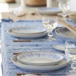 Product Image 2 for Brisa Ceramic Stoneware Dinner Plate, Set of 6 - Ria Blue from Costa Nova