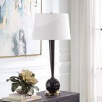 Product Image 2 for Brielle Polished Black Table Lamp from Uttermost