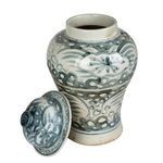 Product Image 5 for Blue & White Sea Flower Temple Jar - Small from Legend of Asia