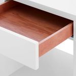 Product Image 6 for Morgan 1-Drawer White Wooden Side Table from Villa & House