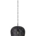 Product Image 12 for Piero Small Black Woven Rattan Pendant from Currey & Company