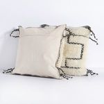 Product Image 4 for Farida Pillow Cream, Braided Black from Four Hands