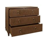 Product Image 1 for Four Drawer Chest With Fluted Drawer Fronts from Worlds Away