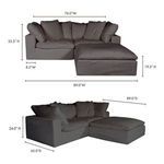 Product Image 3 for Clay Nook Modular Sectional from Moe's