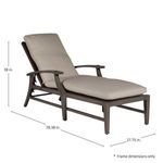 Product Image 26 for Croquet Aluminum Chaise from Summer Classics