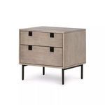 Product Image 8 for Carly 2 Drawer Nightstand Grey Wash from Four Hands