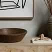 Found Wooden Bowl Reclaimed Natural image 2
