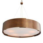 Product Image 3 for Dante Large Antique Gold Brass Chandelier from Arteriors