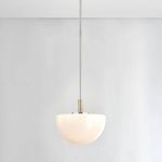 Product Image 5 for Lethbridge 1-Light Small Pendant - Polished Nickel from Hudson Valley