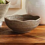 Product Image 5 for Burma Rattan Scalloped Edge Bowl from Napa Home And Garden