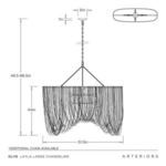 Product Image 9 for Layla Large Chandelier from Arteriors