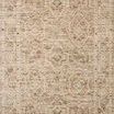 Traditional area rug with classic floral design in soft natural and multicolor tones