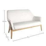 Product Image 14 for Palma Natural Wicker Loveseat Vinyl from Summer Classics