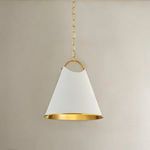 Product Image 5 for Burnbay 1-Light Small Pendant - Aged Brass from Hudson Valley