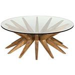 Product Image 8 for Waldo Round Glass Coffee Table from Noir