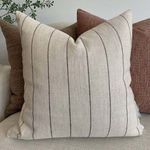 Product Image 3 for Antique Stripe Brown Pillow Cover from Hackner Home